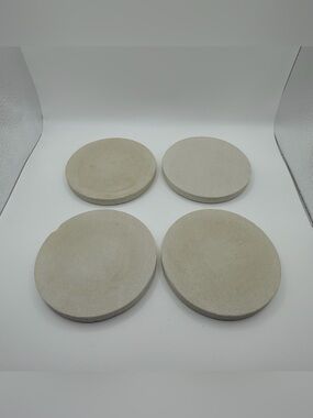 Thirstystone Stone- Round Coaster Set in Beige